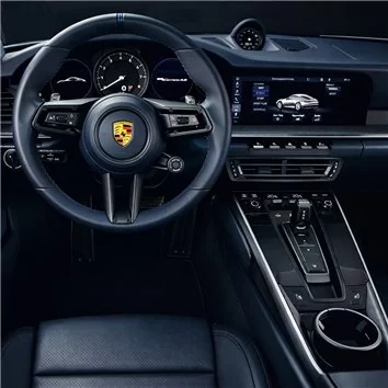 Porsche 911 From 2019 3D Inleg dashboard Interieurset aansluitend en pasgemaakt op he 10-Teile