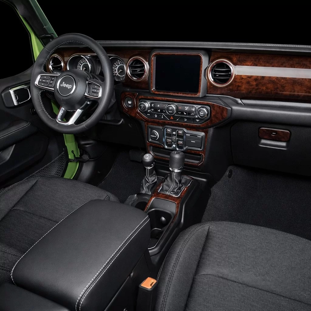 Jeep Gladiator JT Rubicon 2020-2023 Inleg dashboard Interieurset aansluitend en pasgemaakt 25 Delen