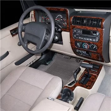 Jeep Wrangler 1997-2002 Full Set BD Interieur Dashboard Bekleding Volhouder