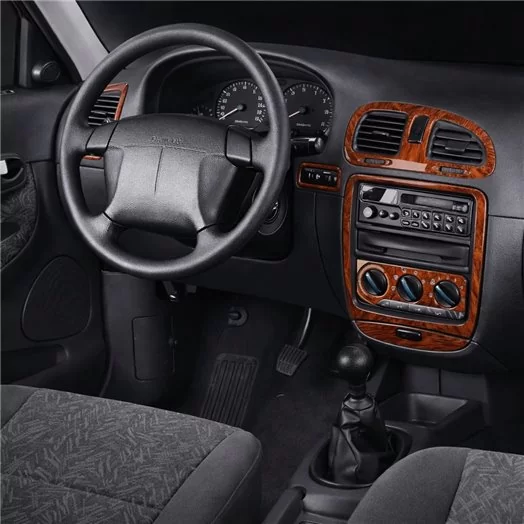 Daewoo Nubira I 05.97-01.99 3D Interior Dashboard Trim Kit Dash Trim Dekor 19-Parts