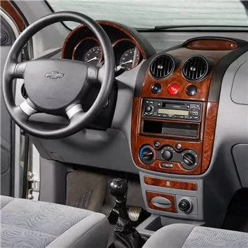 Chevrolet Kalos 01.2002 Mascherine sagomate per rivestimento cruscotti 6-Decori