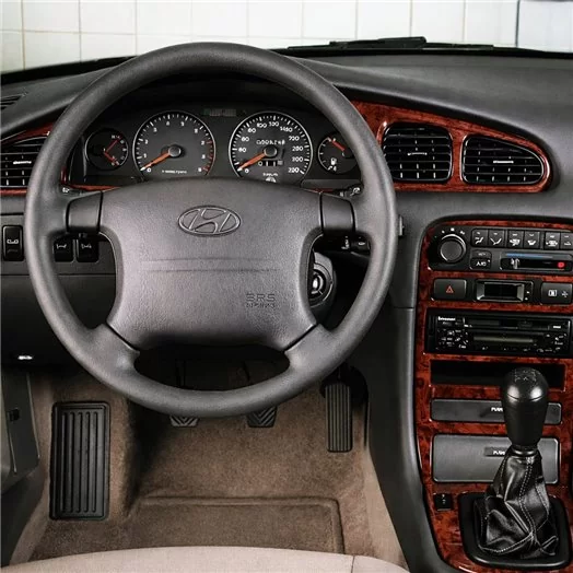 Hyundai Sonata 1999-2001 Ensemble Complet, 18 Parts set BD Décoration de tableau de bord Hyundai Sonata 1999-2001 Ensemble Complet, 18 Parts set BD Décoration de tableau de bord