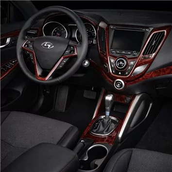 Hyundai Veloster 2012-UP Full Mascherine sagomate per rivestimento cruscotti 