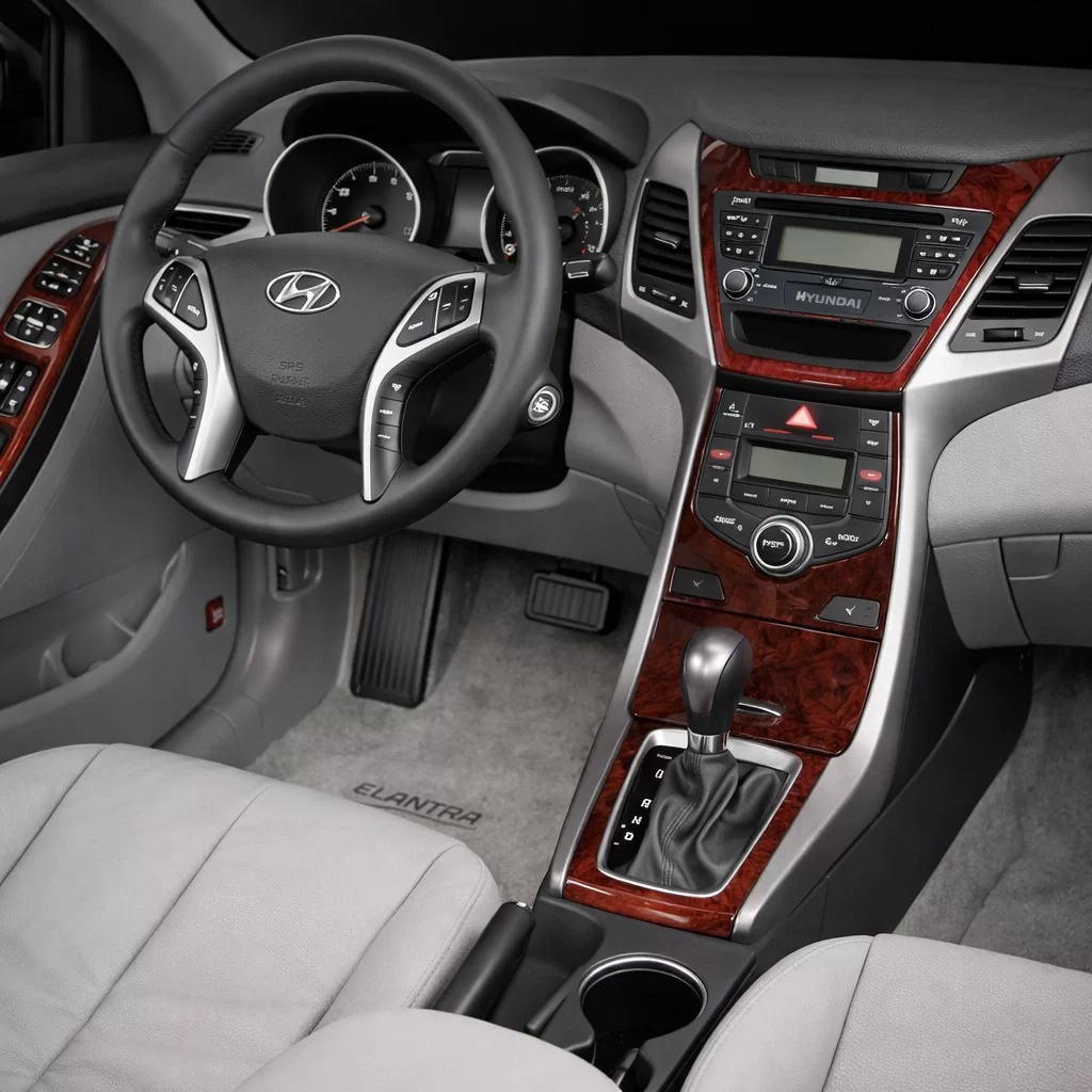 Hyundai Elantra 2011-UP Full Set, GLS Model, Without Heated Seats Mascherine sagomate per rivestimento cruscotti Hyundai Elantra 2011-UP Full Set, GLS Model, Without Heated Seats Mascherine sagomate per rivestimento cruscotti