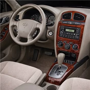 Hyundai Santa Fe 2002-2004 Basic Set, With Manual Gearbox Climate Control, 15 Parts set BD Interieur Dashboard Bekleding Volhoud