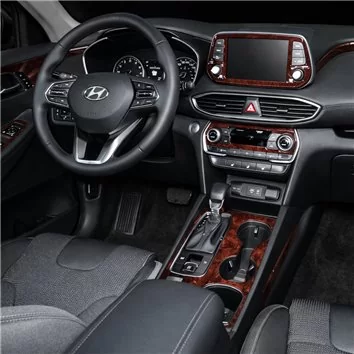Hyundai Santa Fe 2019-2022 Habillage Décoration de Tableau de Bord 31 Pièce