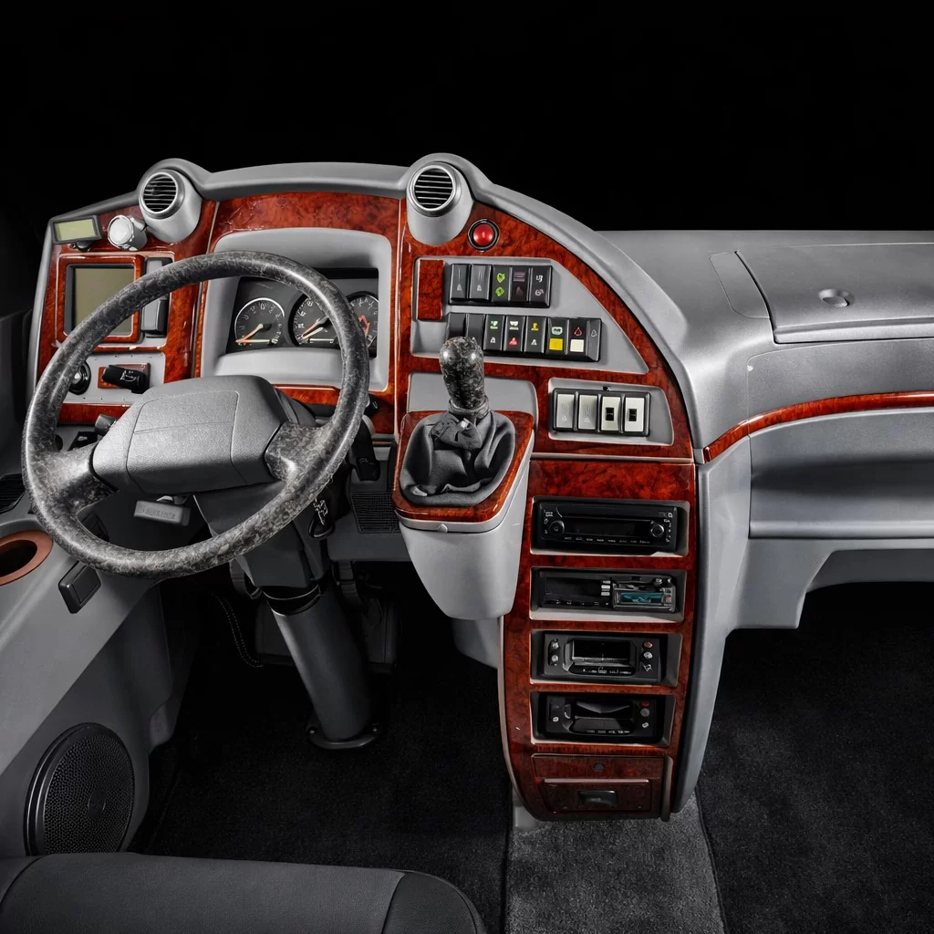 Mitsubishi Temsa Prestige 09.2010 Mittelkonsole Armaturendekor Cockpit Dekor 7-Teile Mitsubishi Temsa Prestige 09.2010 Mittelkonsole Armaturendekor Cockpit Dekor 7-Teile