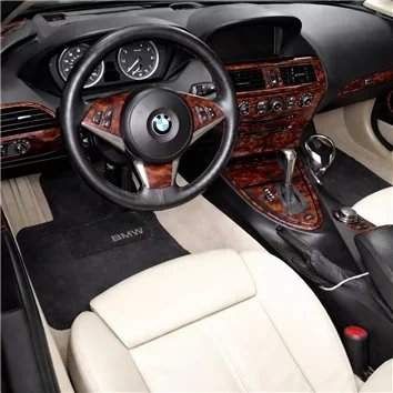 BMW 6-Series E 63 2008-2010 Habillage Décoration de Tableau de Bord 34-Pièce BMW 6-Series E 63 2008-2010 Habillage Décoration de Tableau de Bord 34-Pièce