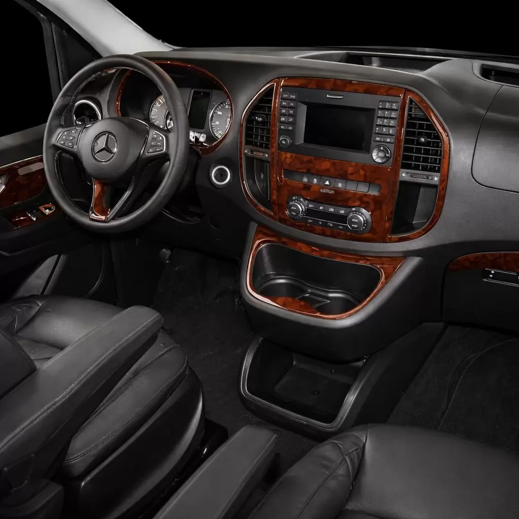 Mercedes Vito W447 Metris 2015 Mascherine sagomate per rivestimento cruscotti 23-Decori