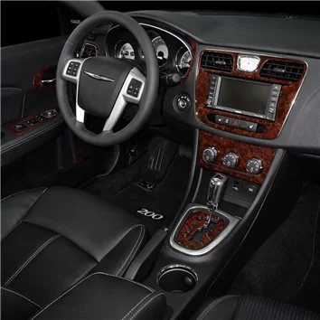 Chrysler 200 2011-UP Full Set Interior BD Dash Trim Kit