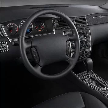Chevrolet Impala 2006-2015 Mascherine sagomate per rivestimento cruscotti 21 Decori