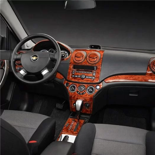 Chevrolet Aveo 02.2006 3D Inleg dashboard Interieurset aansluitend en pasgemaakt op he 21-Teile