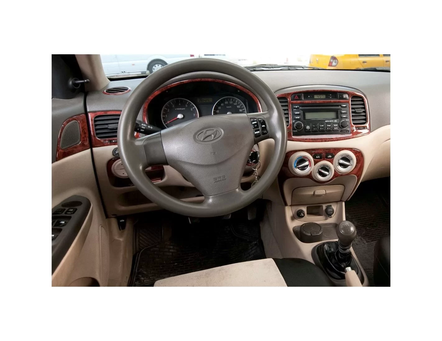 Hyundai Accent Era 01.06-12.10 3M 3D Interior Dashboard Trim Kit Dash Trim Dekor 21-Parts