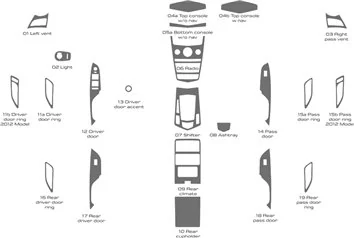 Cadillac SRX 2010-UP Full Set BD Interieur Dashboard Bekleding Volhouder 2