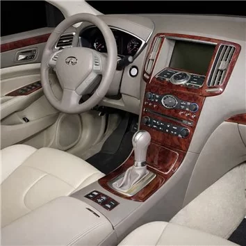 Infiniti G37 2007-2009 Full Set, Automatic Gear, With NAVI Interior BD Dash Trim Kit