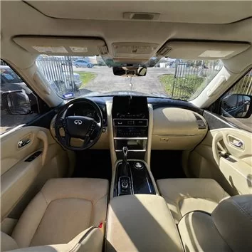 Infiniti QX80 2020-2024 Mittelkonsole Armaturendekor WHZ Cockpit Dekor 26 Teilige