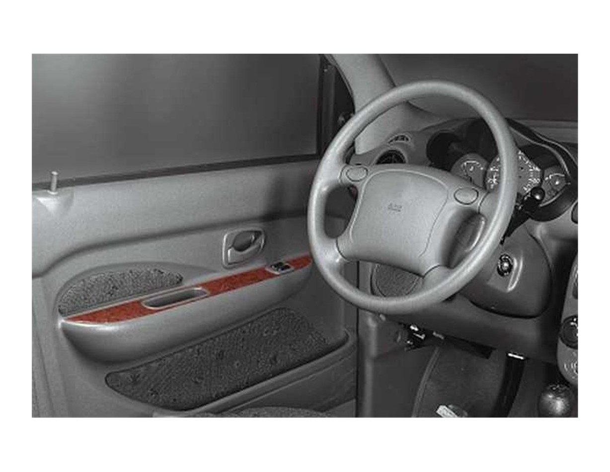 Hyundai Atos 03.98-06.06 3M 3D Interior Dashboard Trim Kit Dash Trim Dekor 6-Parts