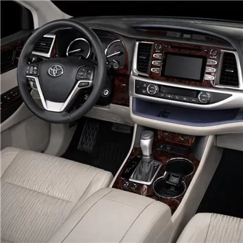 Toyota Highlander 2014-UP Full Set, fits Limited models BD Interieur Dashboard Bekleding Volhouder