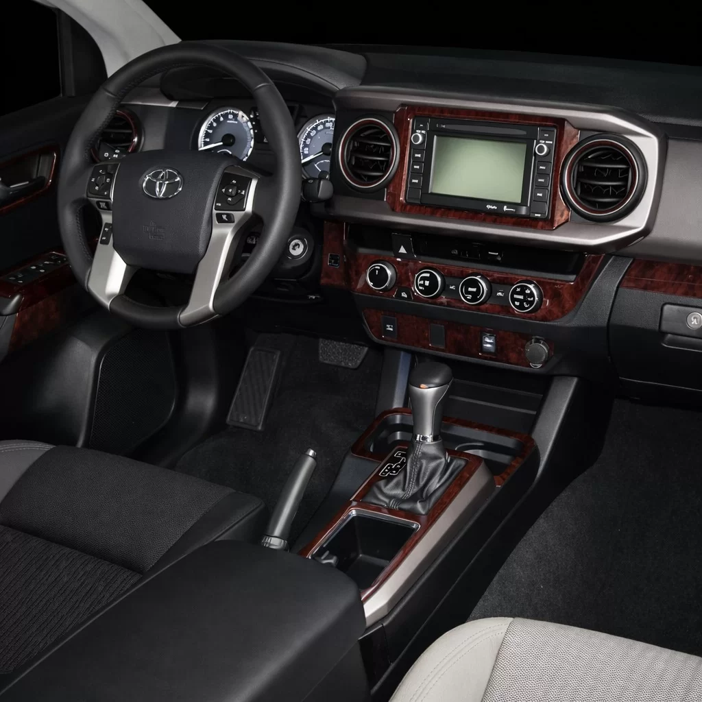 Toyota Tacoma DoubleCab 2016-2020 Mascherine sagomate per rivestimento cruscotti 44-Decori