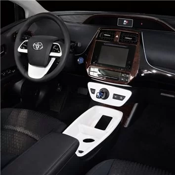 Toyota Prius 2016-2022 Ensemble Complet BD Décoration de tableau de bord 34part