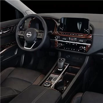 Nissan Pathfinder R53 2023 up Mittelkonsole Armaturendekor WHZ Cockpit Dekor 25 Teilige
