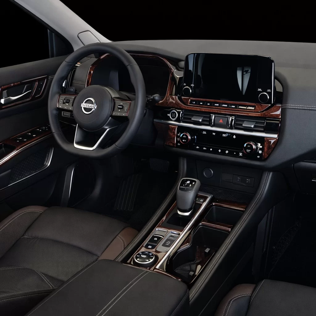 Nissan Pathfinder R53 2023 up Mittelkonsole Armaturendekor WHZ Cockpit Dekor 25 Teilige