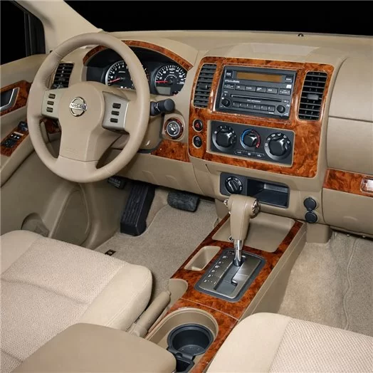 Nissan Frontier 2005-UP Basic Set BD Interieur Dashboard Bekleding Volhouder