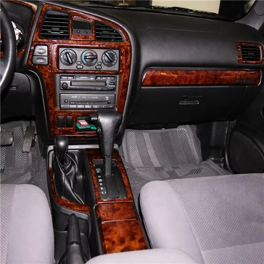 Nissan Pathfinder 1996-1999 Automatic Gearbox, Without Message Center, 4WD, 15 Parts set BD Décoration de tableau de bord