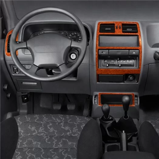 Nissan Terrano 4x4 05.96-12.02 Mascherine sagomate per rivestimento cruscotti 7-Decori