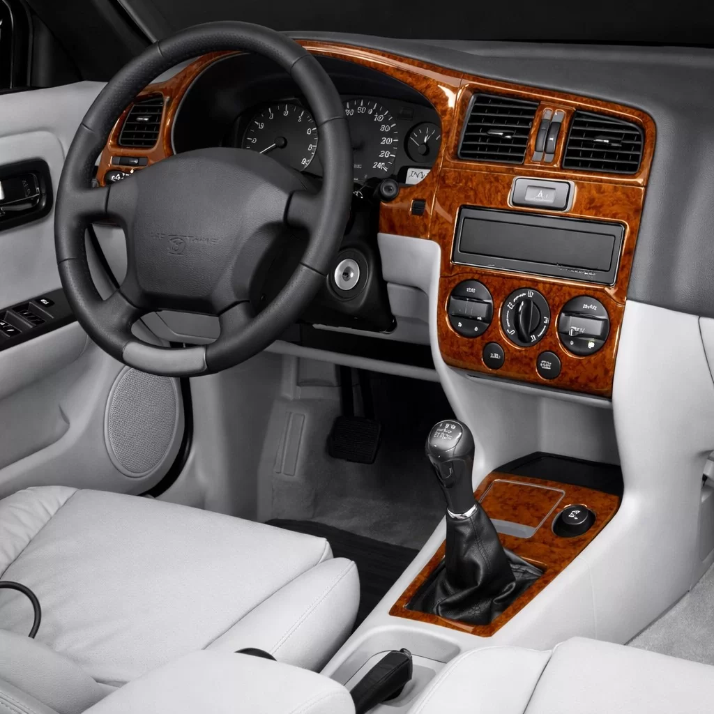 Nissan Primera 09.99-05.02 3D Inleg dashboard Interieurset aansluitend en pasgemaakt op he 12-Teile