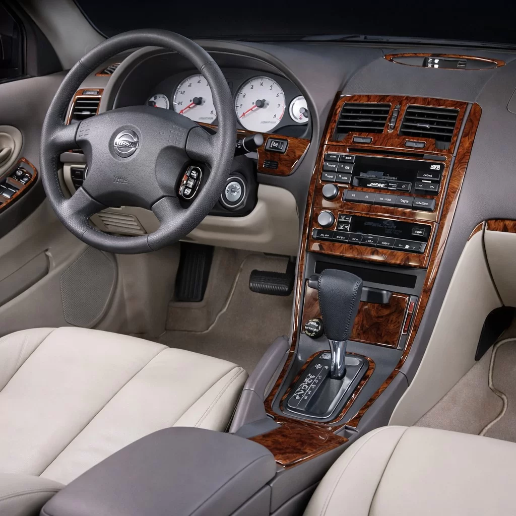 Nissan Maxima 2000-2001 Full Set, Manual Gearbox, Radio Without CD Player, 40 Parts Mascherine sagomate per rivestimento cruscot
