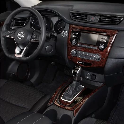 Nissan Qashqai 2018 Habillage Décoration de Tableau de Bord 9 Pièce