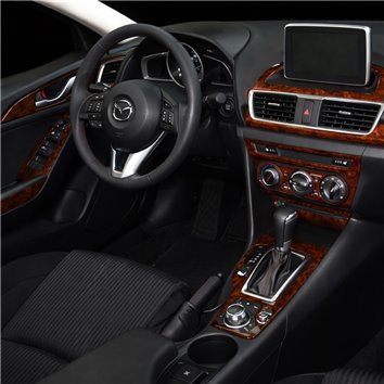 Mazda 3 2014-UP Full Set, Without NAVI, Automatic Gearbox Interior BD Dash Trim Kit