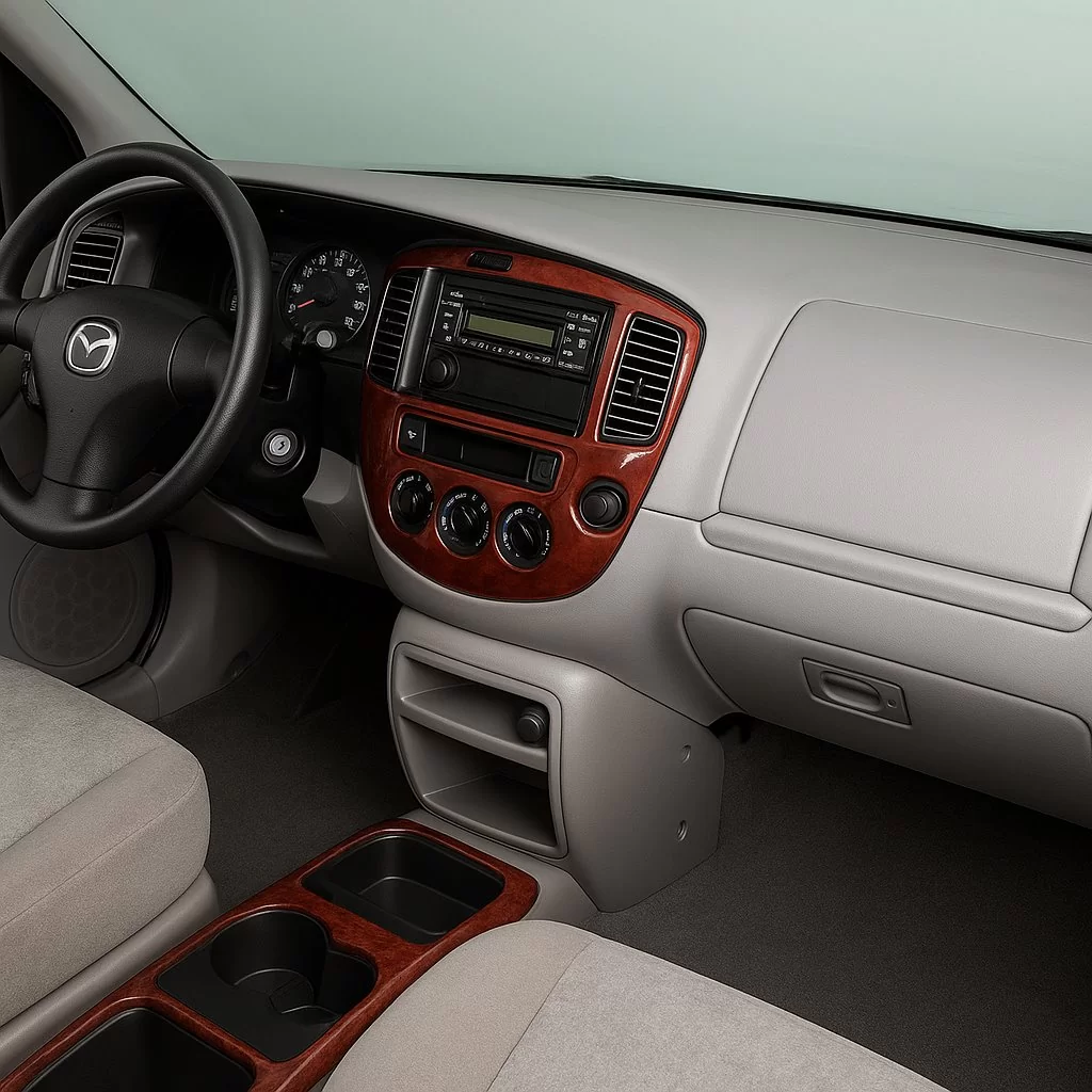 Mazda Tribute 2001-2004 Auto or Manual Gearbox , With Armrest Console BD Décoration de tableau de bord Mazda Tribute 2001-2004 Auto or Manual Gearbox , With Armrest Console BD Décoration de tableau de bord