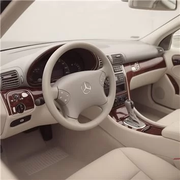 Mercedes Benz C Class 2001-2004 2 Doors, OEM Compliance, W/O Power Seats Interior BD Dash Trim Kit