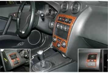 Hyundai Coupe 02.05-12.08 3M 3D Interior Dashboard Trim Kit Dash Trim Dekor 5-Parts