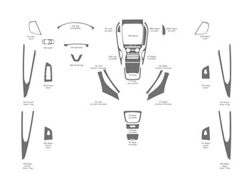 Lincoln MKX 2016-2018 Full Set BD Interieur Dashboard Bekleding Volhouder 2