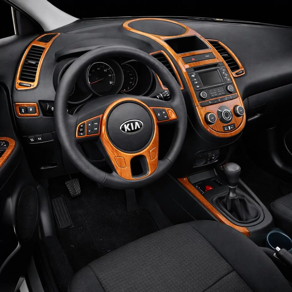KIA Soul 2011 Inleg dashboard Interieurset aansluitend en pasgemaakt 22 Delen