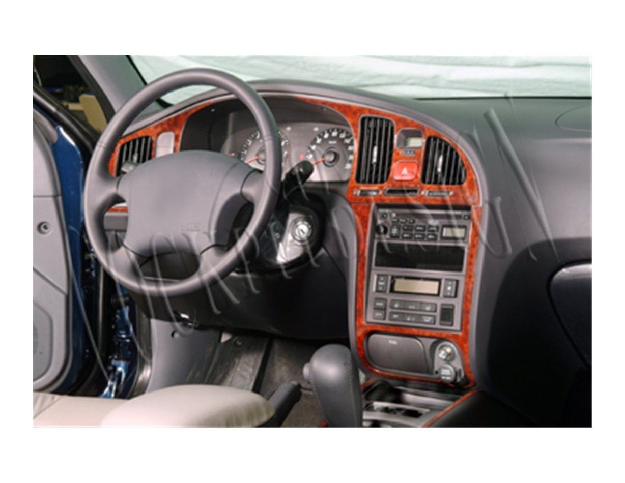 Hyundai Elantra 04-07 Kit la décoration du tableau de bord 10-Pièce - 1 - habillage decor de tableau de bord