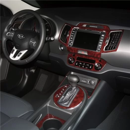 KIA Sportage 2011-UP Full Set, Without NAVI system BD Interieur Dashboard Bekleding Volhouder KIA Sportage 2011-UP Full Set, Without NAVI system BD Interieur Dashboard Bekleding Volhouder