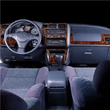 Toyota RAV-4 1996-1997 2 Doors, 17 Parts set BD Interieur Dashboard Bekleding Volhouder
