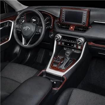 Toyota RAV4 2019-2022 Inleg dashboard Interieurset aansluitend en pasgemaakt 30 Delen