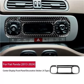 Fiat Panda 2013-2023 Mascherine sagomate per rivestimento cruscotti 10-Decori