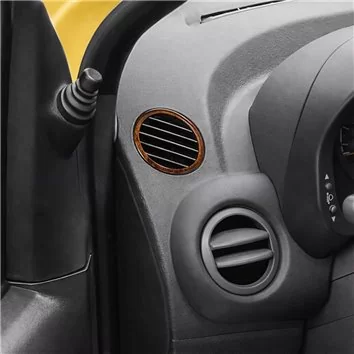 Fiat Panda 2003-2011 Mittelkonsole Armaturendekor Cockpit Dekor 10-Teile