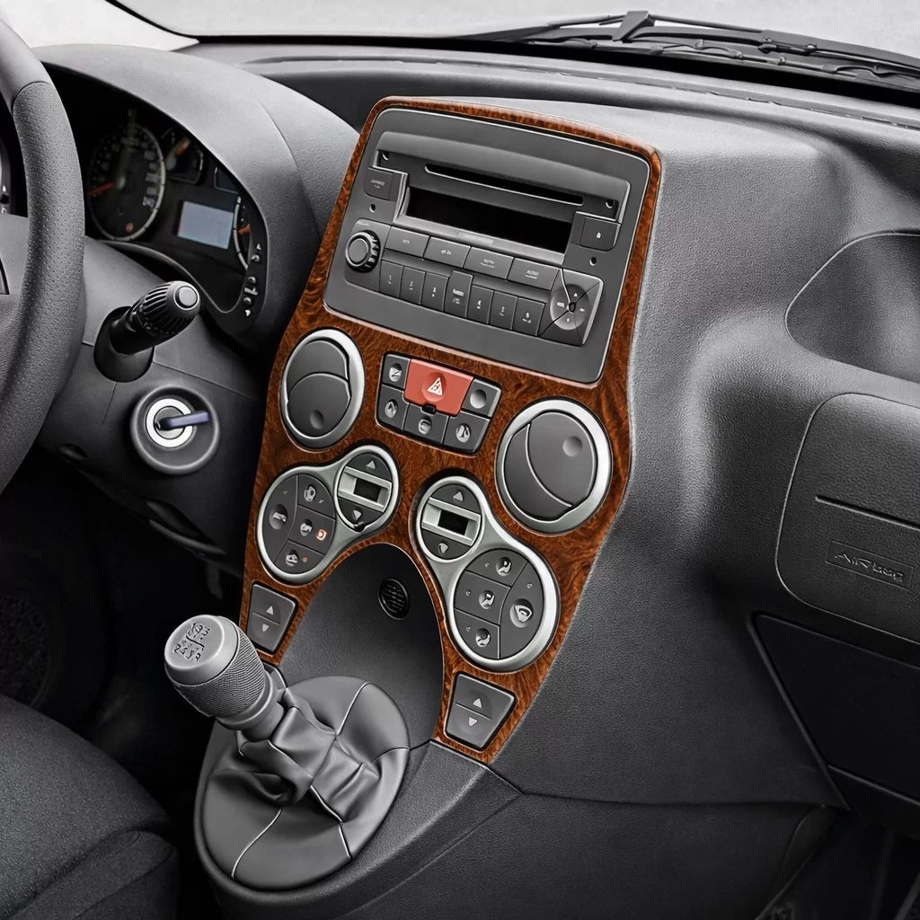 Fiat Panda 2003-2011 Mittelkonsole Armaturendekor Cockpit Dekor 10-Teile