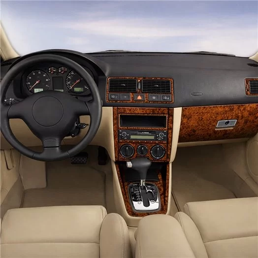 Volkswagen Golf 1999-2004 4 Doors, Manual Gear Box Interior BD Dash Trim Kit Volkswagen Golf 1999-2004 4 Doors, Manual Gear Box Interior BD Dash Trim Kit