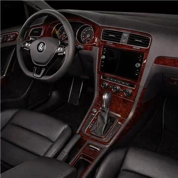 Volkswagen Golf VII AU 2012–2021 3D Inleg dashboard Interieurset aansluitend en pasgemaakt op he 41-Teile