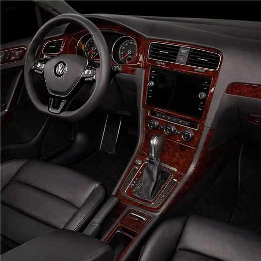 Volkswagen Golf VII AU 2012–2021 3D Interior Dashboard Trim Kit Dash Trim Dekor 19A-Parts