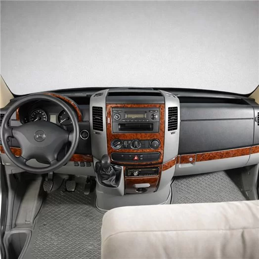 Mercedes Sprinter W906 04.2006 Habillage Décoration de Tableau de Bord 18-Pièce