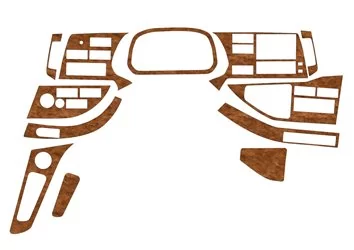 Mercedes Tourismo 2022 RHD 3D Interior Dashboard Trim Kit Dash Trim Dekor 12-Parts 2